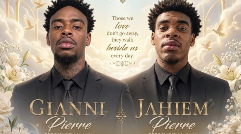 Jaheim Pierre And Gianni Pierre Obituary, Miami, FL Death - Brothers Killed in Apartment Shooting; Suspect Charged with Doublead