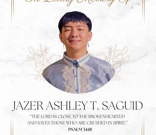 Jazer Ashley T. Saguid Obituary, Baguio City Death - First-Year Nursing Student and Dedicated Athlete, Passes Away